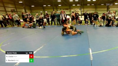 132 lbs Quarterfinal - Nicholas Costa, Prophecy vs Evan Boulard, Massabesic