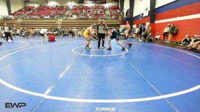 195 lbs Semifinal - Kade Burton, Wilburton Schools vs Max Stricklin, Pryor Tigers Wrestling