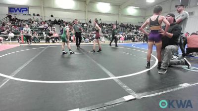 84 lbs Quarterfinal - Kameryn Allison, Pocola Youth Wrestling vs Bryir Jenkins, Brushy Wrestling Club