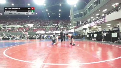 200 lbs 2nd Place Match - William Meredith, Missoula Wrestling Club vs Caleb Werner, Fergus Wrestling Club