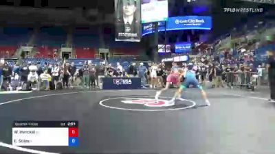 152 lbs Quarterfinal - William Henckel, New Jersey vs Ethan Stiles, Illinois