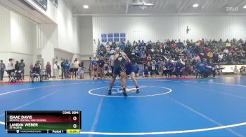 175 lbs Cons. Semi - Isaac Davis, Desoto Central High School vs Landin Weber, St Martin