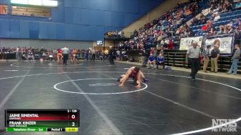 2 - 126 lbs Cons. Round 2 - Jaime Simental, Chatham vs Frank Kinzer, Fort Defiance