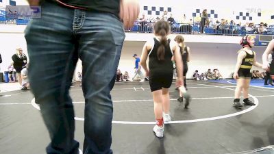 62 lbs Rr Rnd 2 - Ryah Gayman, Claremore Wrestling Club vs Brinley Leyba, Team Tulsa Wrestling Club