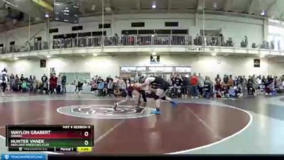 138 lbs Cons. Round 2 - Waylon Grabert, Indiana vs Hunter Vanek, Highland Wrestling Club