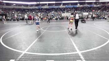 85 lbs Quarterfinal - Kingston Perez, Mocco Wrestling vs Kasen Peters, Claremore WC