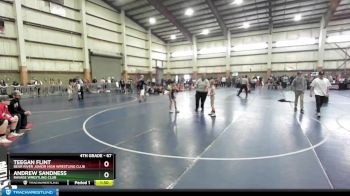 67 lbs Cons. Round 4 - Andrew Sandness, Ravage Wrestling Club vs Teegan Flint, Bear River Junior High Wrestling Club