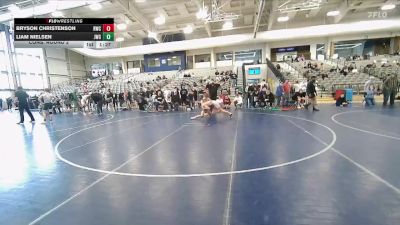 132 lbs Cons. Round 2 - Liam Nielsen, JWC vs Bryson Christenson, Ravage Wrestling Club