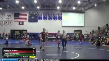 120 lbs Quarterfinal - Jameson Siemens, Natrona County vs Connor Hobbs, Laramie