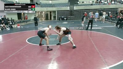 160 lbs Round 3 (4 Team) - Jack Ruegesegger, Centennial, MN vs Blake Jones, Vacaville, CA