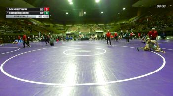 120 lbs Semifinal - Rocklin Zinkin, Buchanan vs Colton Meixner, Clovis North