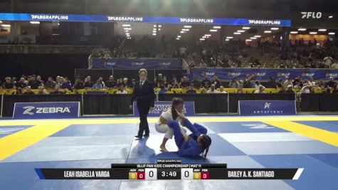 Leah Isabella Varga vs Bailey A. K. Santiago 2026 Pan Kids Jiu-Jitsu IBJJF Championship
