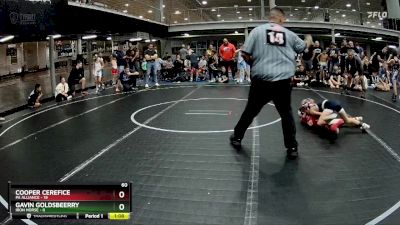 60 lbs Placement (4 Team) - Cooper Cerefice, PA Alliance vs Gavin Goldsbeerry, Iron Horse