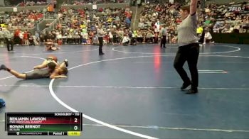 110 lbs Cons. Round 5 - Benjamin Lawson, MWC Wrestling Academy vs Rowan Berndt, DC Elite