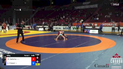 60kg Quarterfinal - Ryan Dahcha, Matmen WC (Mississauga) vs Cash Friend, The ROC