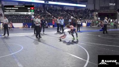 95 lbs Cons. Round 2 - Lucas Kohake, Manhattan vs Roy Feight, Republic Co