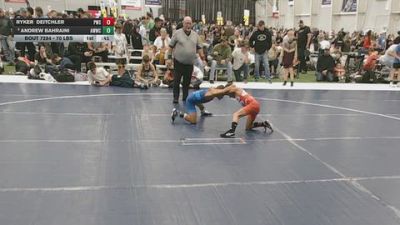 70 lbs Champ. Rd Of 32 - Ryker Deitchler, Pinnacle Wrestling School vs Andrew Bahraini, Arvada West Wrestling Club