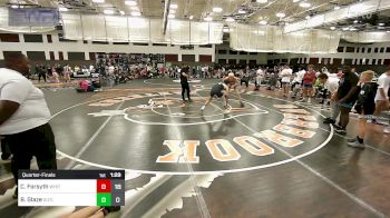 120 lbs Quarterfinal - Cole Forsyth, ISI Wrestling White vs Bryce Glaze, Outlaws HS2