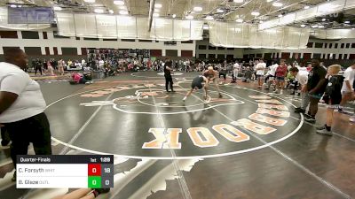 120 lbs Quarterfinal - Cole Forsyth, ISI Wrestling White vs Bryce Glaze, Outlaws HS2