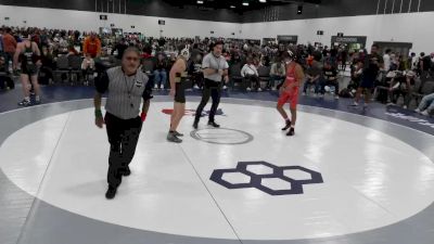 129 lbs Round 5 (6 Team) - Elijah Castanon, Untouchables vs Gabriel Beyer, Team Nazar Training Center