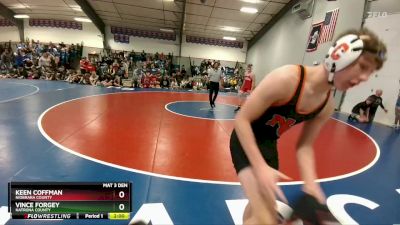 157B Champ. Round 1 - Keen Coffman, Niobrara County vs Vince Forgey, Natrona County