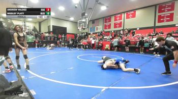 113 lbs Final - Andrew Valdez, Rogers High School Boys vs Wesley Platt, Muskogee