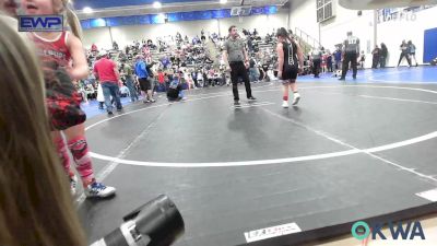 100 lbs Rr Rnd 1 - Emma Luper, Wyandotte Youth Wrestling vs Kai'lynn Neighbors, Muskogee Rougher Youth Wrestling