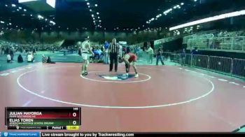 145 lbs Cons. Round 2 - Elias Toren, American Heritage School (Delray Beach) vs Julian Mayorga, Miami Southridge Hs