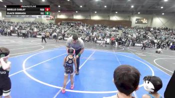 37 lbs Round Of 16 - Brielle Cablay, Pounders WC vs Clace DeBraga, Fallon Outlaws WC