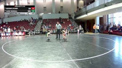 49 lbs Quarterfinal - Luke Worall, Great Bridge Wrestling Club vs Boone Stump, Noke Wrestling RTC