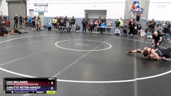 149 lbs Champ. Round 1 - Liam Bellinger, Soldotna Whalers Wrestling Club vs Carlitto Ritter-Hamley, Juneau Youth Wrestling Club Inc.