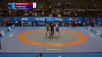 92 kg Repechage - Raphael Rodrigues Duarte, Brazil vs David Calkins Jr, United States