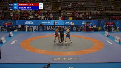 92 kg Repechage - Raphael Rodrigues Duarte, Brazil vs David Calkins Jr, United States