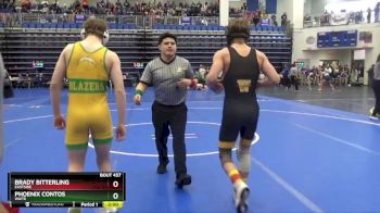 132 lbs Champ. Round 3 - Phoenix Contos, WAITE vs Brady Bitterling, Eastside