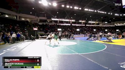 190 lbs Champ. Round 1 - Grayson Haukaas, Kentridge vs Dallas Phipps, Capital