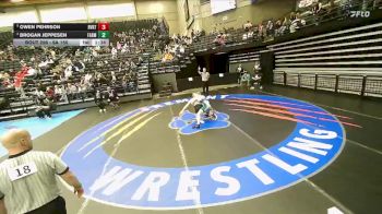 6A 150 lbs Cons. Round 2 - Brogan Jeppesen, Farmington vs Owen Pehrson, Riverton