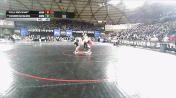 Boys 1B/2B 215 Cons. Round 4 - Kyle Brockway, Mossyrock vs Conner McQuinn, Newport