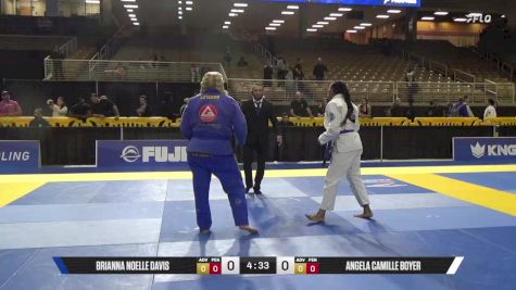 Angela Camille Boyer vs Brianna Noelle Davis 2025 Pan Jiu Jitsu IBJJF Championship