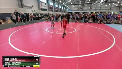 80 lbs Champ. Round 1 - King Mobley, El Paso Supers Wrestling Club vs Jeriah Edwards, ONE Wrestling Academy