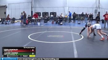 105 lbs Finals (2 Team) - Carter Chunko, Grit Mat Club Blue vs Izaya Schickley, Rebellion