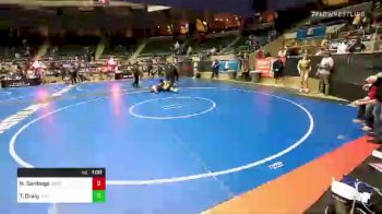 145 lbs 1/4 Finals - Noah Santiago, Wesley Wrestling Club vs Trey Craig, BullTrained