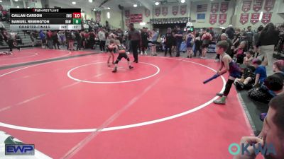 64 lbs Quarterfinal - Koen King, Miami vs Sawyer Simpson, Salina Wrestling Club