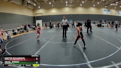 48 lbs Semifinal - Israel Jimenez, Grindhouse vs Sawyer Richardson, Capital City Wrestling Club