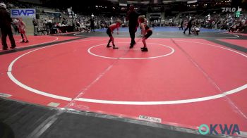 64 lbs Semifinal - Oakes Benton, Honey Badgers Wrestling Club vs Wyatt Holtz, Wagoner Takedown Club