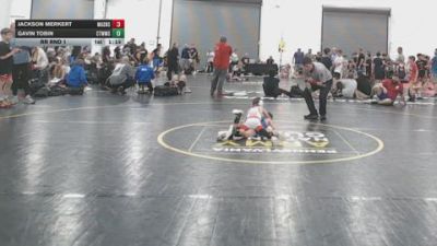 48 lbs Rr Rnd 1 - Jackson Merkert, Mat Assassins Red - BK8E vs Gavin Tobin, CTWHALE - BK8E