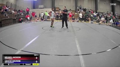 160 lbs Quarterfinal - Nevaeh Jackson, Huntingdon vs Ugochi Anunobi, Life University