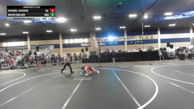 73 lbs Quarterfinal - Anabel Chavez, The Valley WC vs Gavin Miller, Rancho Bernardo HS