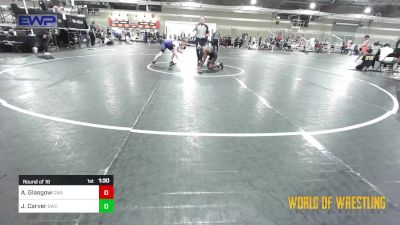 108 lbs Round Of 16 - Ashton Glasgow, The Glasgow Wrestling Academy vs Jeremy Carver, Delta Wrestling Club, Inc