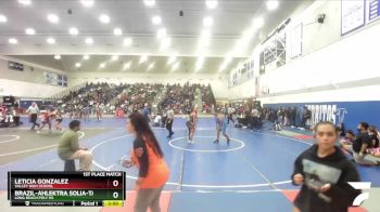 190 lbs 1st Place Match - Leticia Gonzalez, Valley High School vs Brazil-ahlektra Solia-tago, Long Beach Poly HS