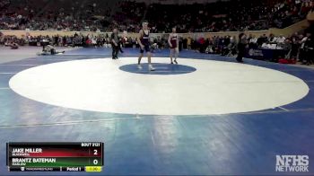 3A-132 lbs Semifinal - Jake Miller, Blackwell vs Brantz Bateman, Marlow